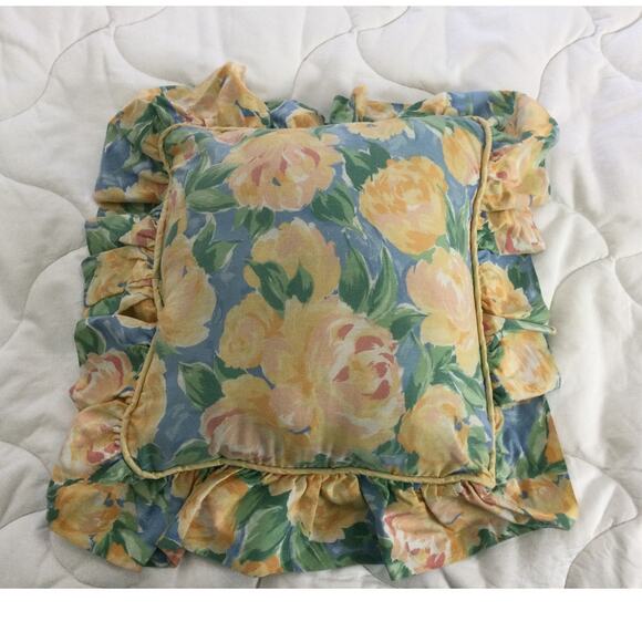Vintage Discontinued Croscill Fiesta Decorative Throw Pillow - Picture 2 of 5